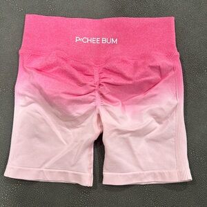 Pchee Bum Scrunch butt Ombré shorts